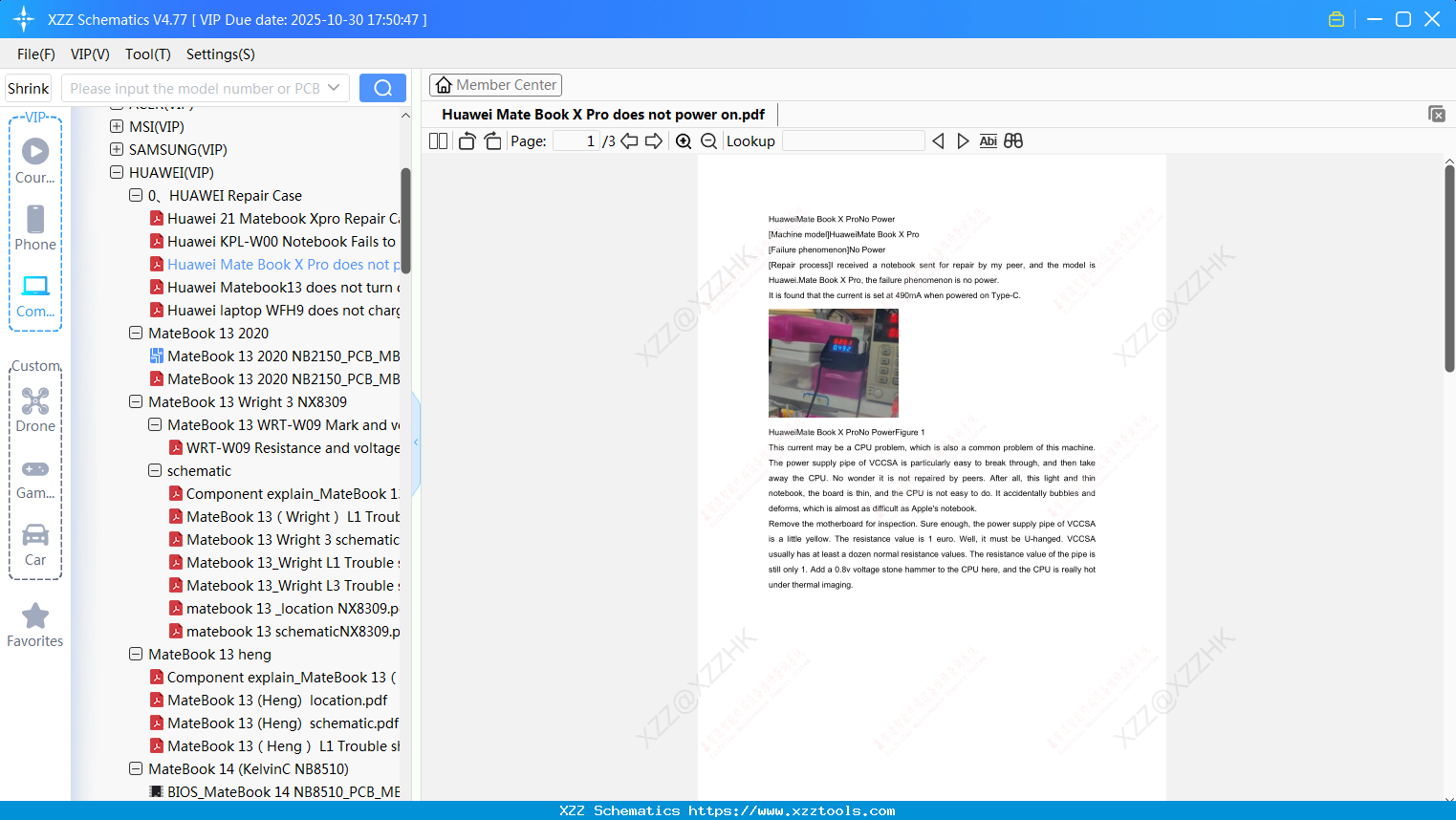 Laptop Huawei Mate Book X Pro Does Not Power On
